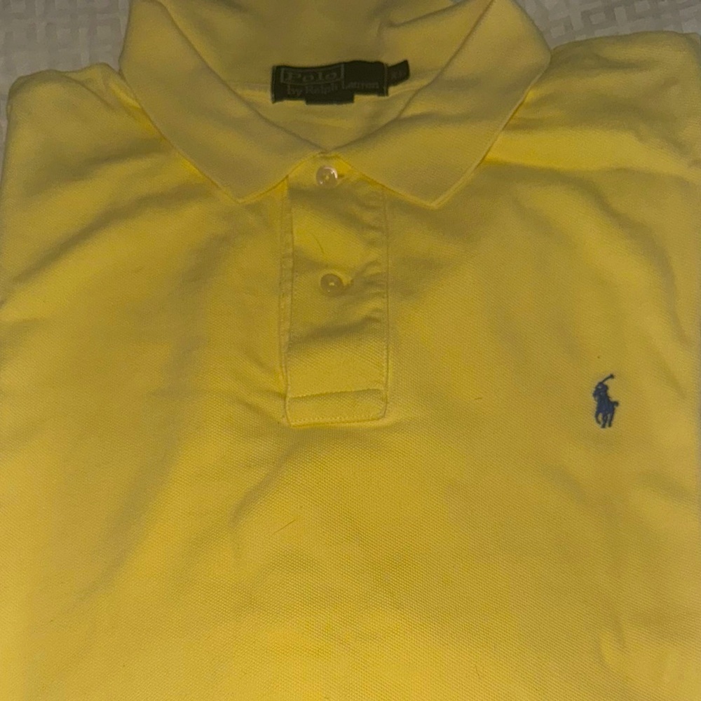 Ralph Lauren XL Canary Yellow Polo - Bright & Bold!